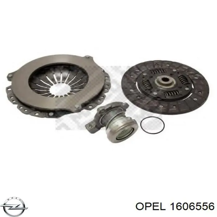 1606556 Opel комплект зчеплення (3 частини)