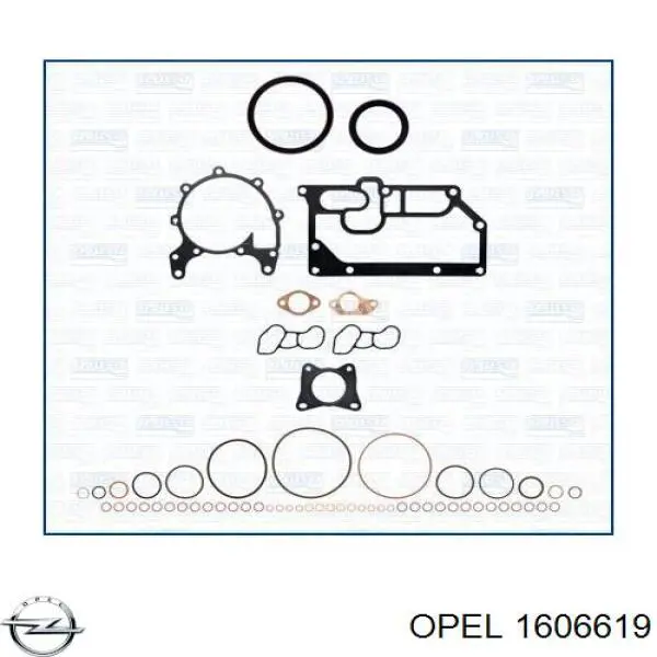 Купити 1606619 Opel Комплект прокладок двигуна, верхній