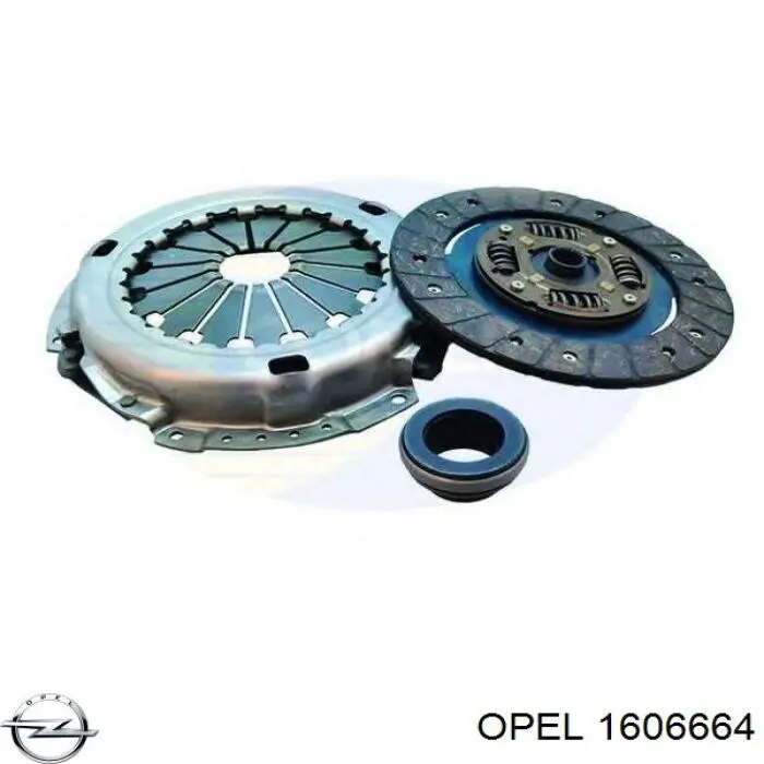 1606664 Opel комплект прокладок двигуна, верхній