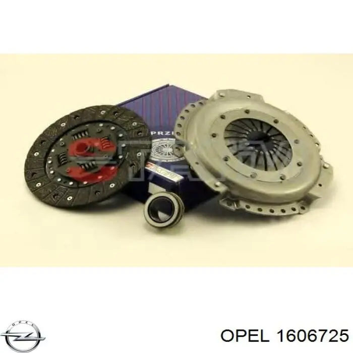 1606725 Opel комплект зчеплення (3 частини)
