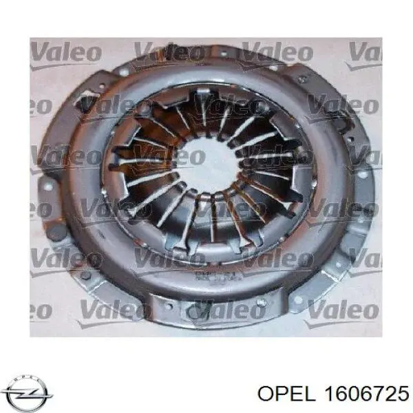 Комплект зчеплення (3 частини) Opel 1606725 ціна, від 115.92 USD