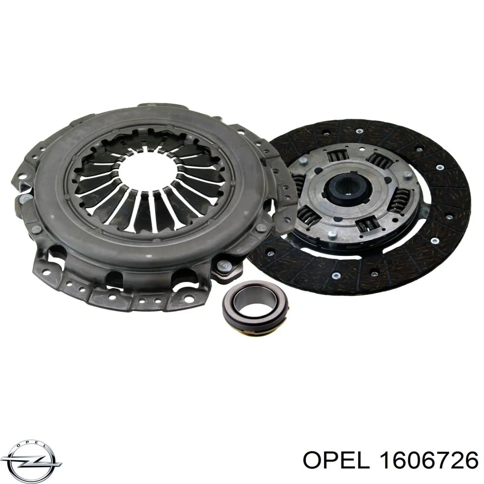 1606726 Opel комплект зчеплення (3 частини)