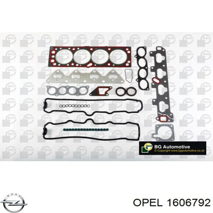 Комплект прокладок двигуна, верхній Opel 1606792 ціна, від 60.36 USD