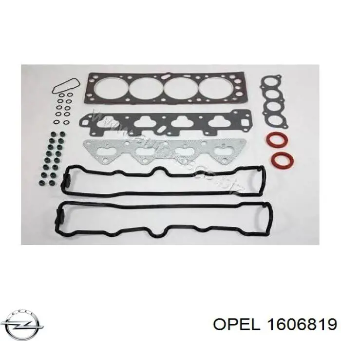 Комплект прокладок двигуна, верхній Opel 1606819 ціна, від 52.39 USD