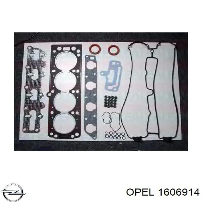 Комплект прокладок двигуна, верхній Opel 1606914 ціна, від 53.60 USD