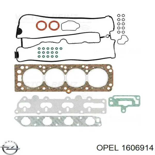 Купити 1606914 Opel Комплект прокладок двигуна, верхній