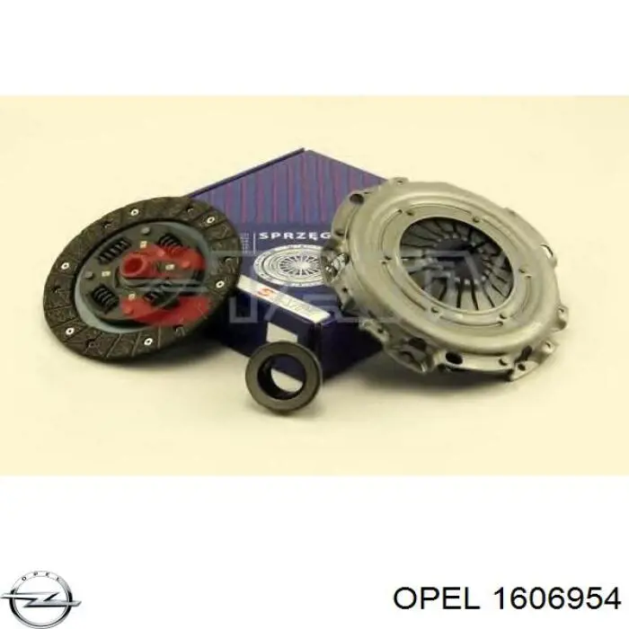 Комплект зчеплення (3 частини) Opel 1606954 ціна, від 65.32 USD