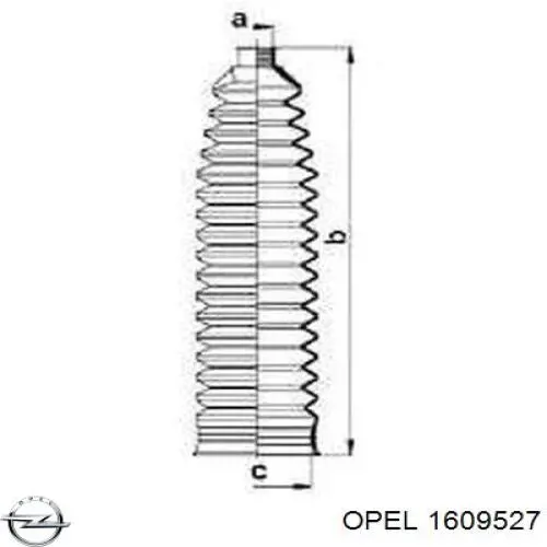 Пильник рульової тяги Opel 1609527 ціна, від 7.76 USD