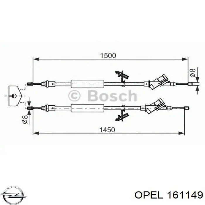 Скло лобове 161149 Opel