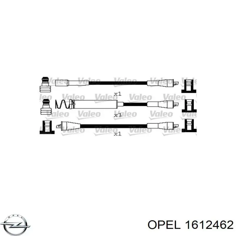 1612462 Opel дріт високовольтні, комплект