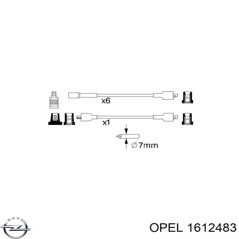 Дроти запалювання Opel 1612483 ціна, від 41.01 USD
