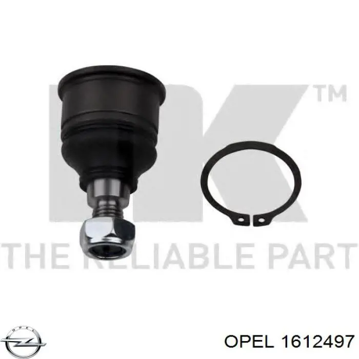 Дріт високовольтний Opel 1612497