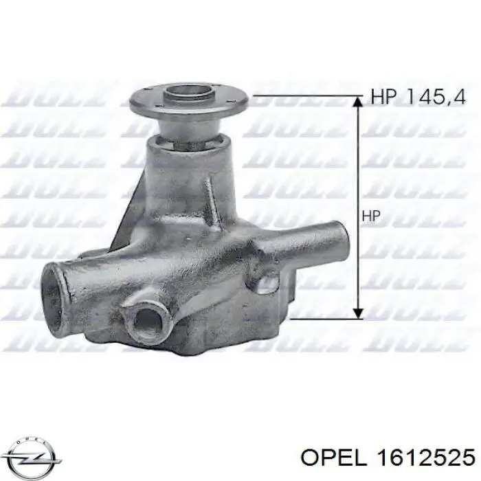 1612525 Opel дріт високовольтні, комплект