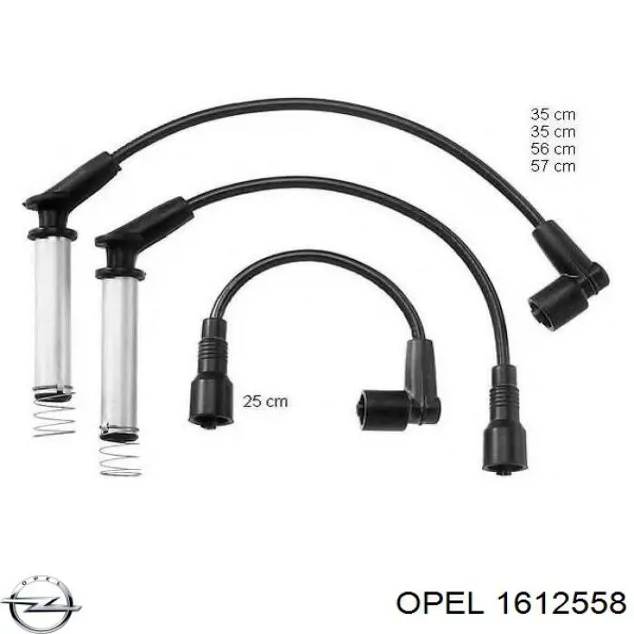 Високовольтні дроти 1612558 Opel