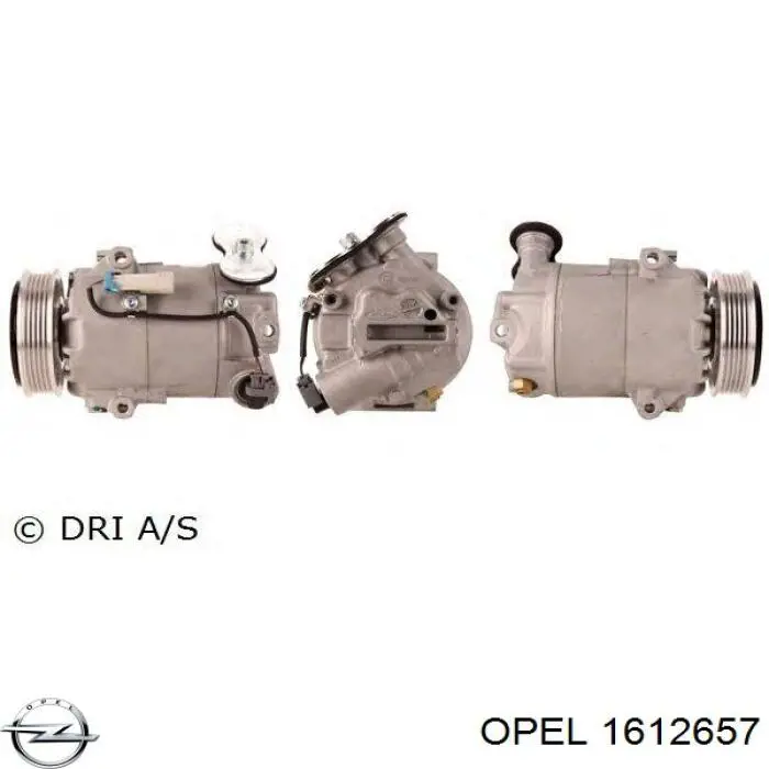 Дріт високовольтний Opel 1612657