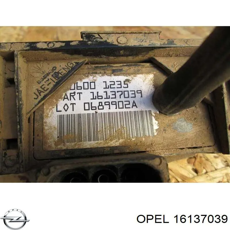 16137039 Opel датчик тиску у впускному колекторі, map