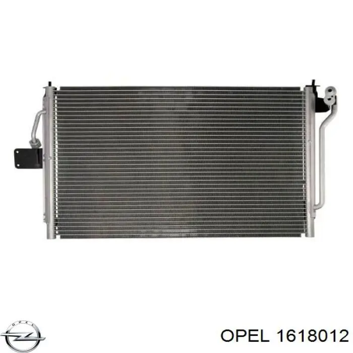 Конденсатор кондиціонера Opel 1618012 ціна, від 92.02 USD