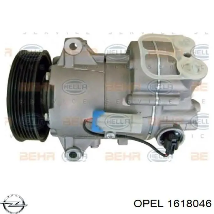 Компресор системи кондиціювання Opel 1618046 ціна, від 211.84 USD
