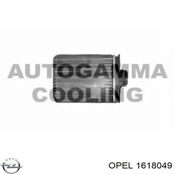 Радіатор пічки (обігрівача) Opel 1618049 ціна, від 22.27 USD