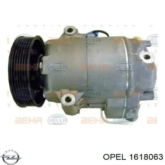 1618063 Opel компресор кондиціонера