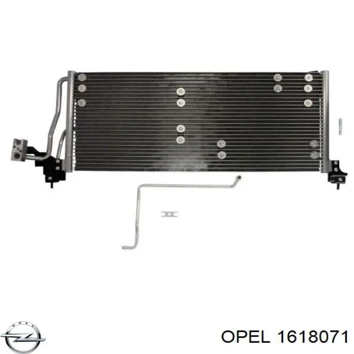 1618071 Opel радіатор кондиціонера