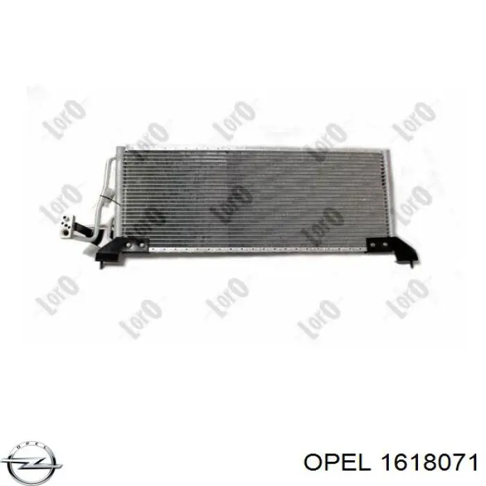 Конденсатор кондиціонера Opel 1618071 ціна, від 68.12 USD