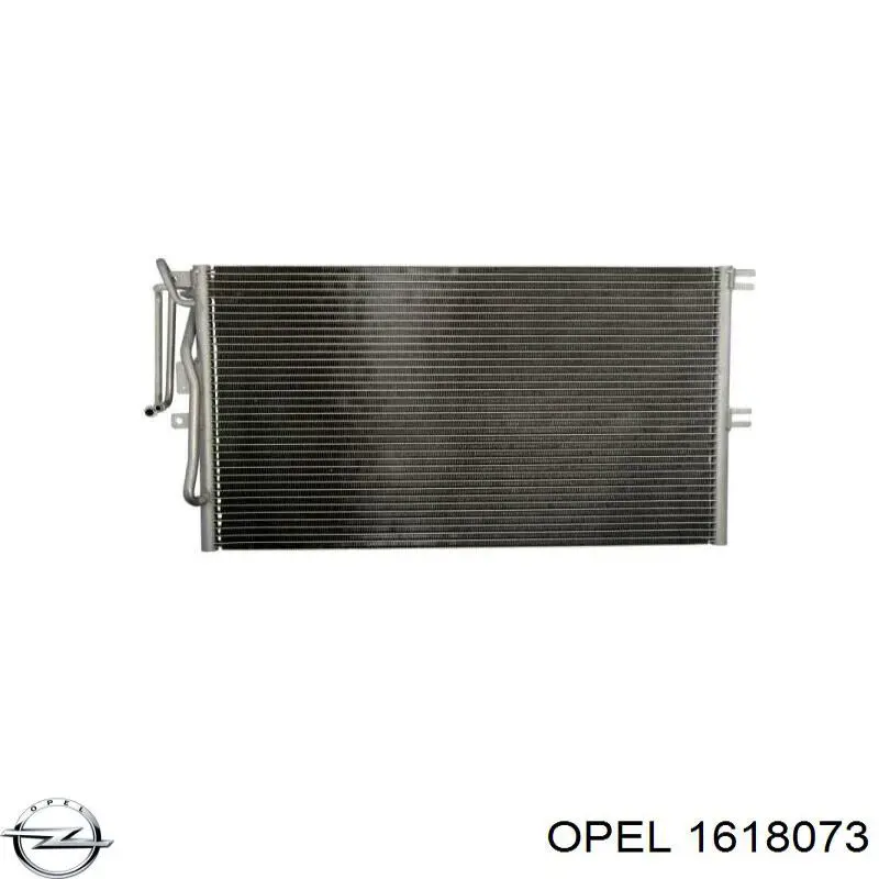 Радіатор кондиціонера 1618073 Opel