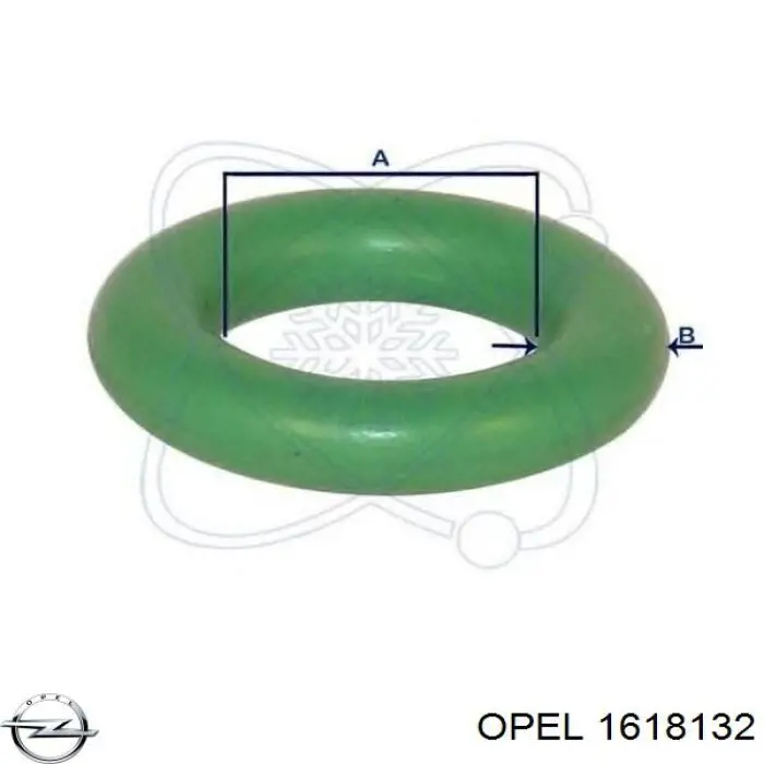 1618132 Opel Кільце ущільнююче шланга компресора, нагнітального