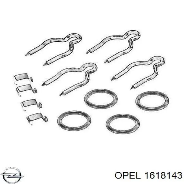 1618143 Opel кільце ущільнювача трубки радіатора пічки