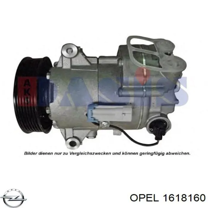 1618160 Opel компресор кондиціонера