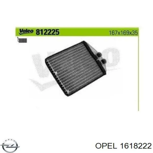 Радіатор обігрівача Opel 1618222