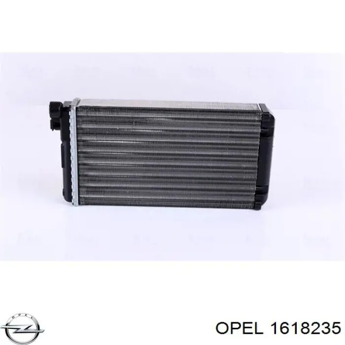 1618235 Opel Радіатор опалювача салону