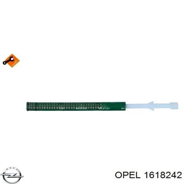 Ресивер-осушувач кондиціонера 1618242 OPEL