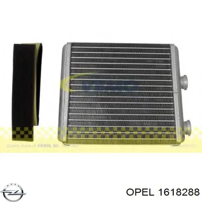 Радіатор пічки (обігрівача) Opel 1618288 ціна, від 34.68 USD