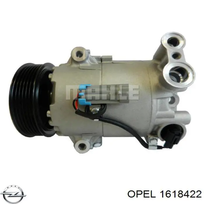 Компресор системи кондиціювання Opel 1618422 ціна, від 286.25 USD