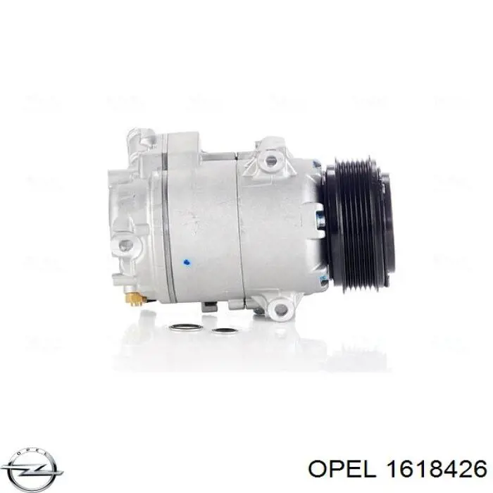 Компресор системи кондиціювання Opel 1618426 ціна, від 129.36 USD