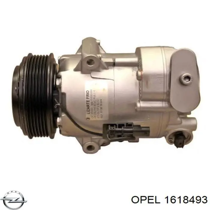 Компресор кондиціонера 1618493 Opel