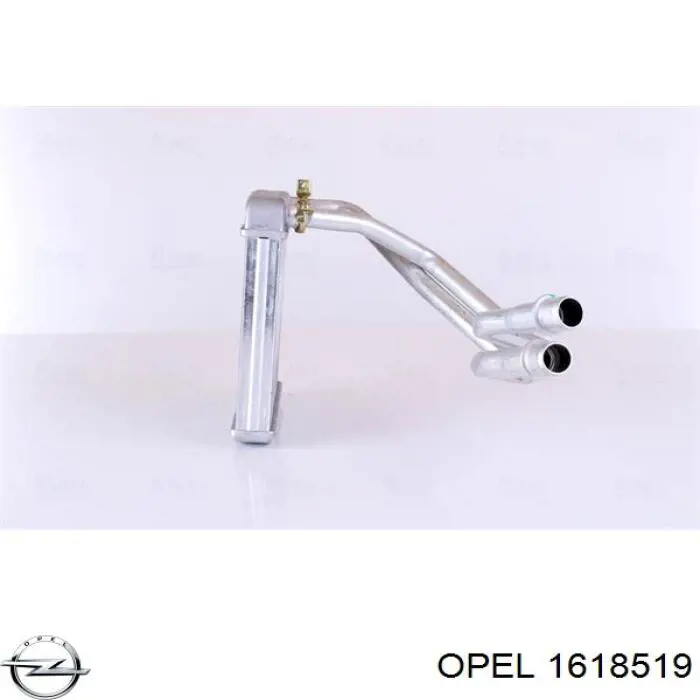 1618519 Opel Радіатор опалювача салону