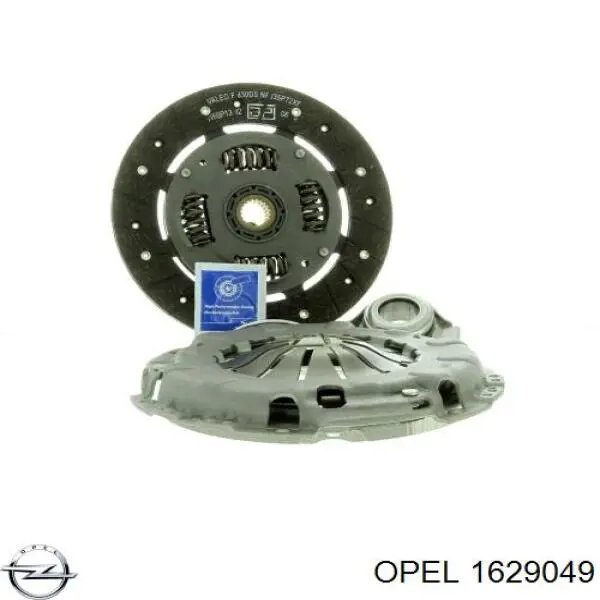Купити 1629049 Opel Комплект зчеплення (диск, корзина, підшипник)