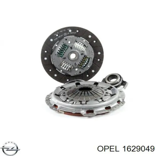 1629049 Opel Зчеплення в зборі
