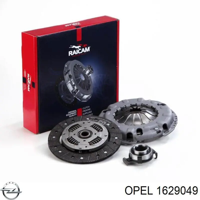 Комплект зчеплення (3 частини) Opel 1629049 ціна, від 100.32 USD