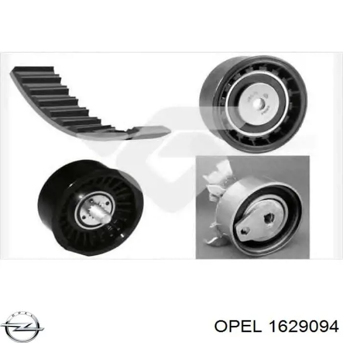 1629094 Opel Ремінь ГРМ, комплект