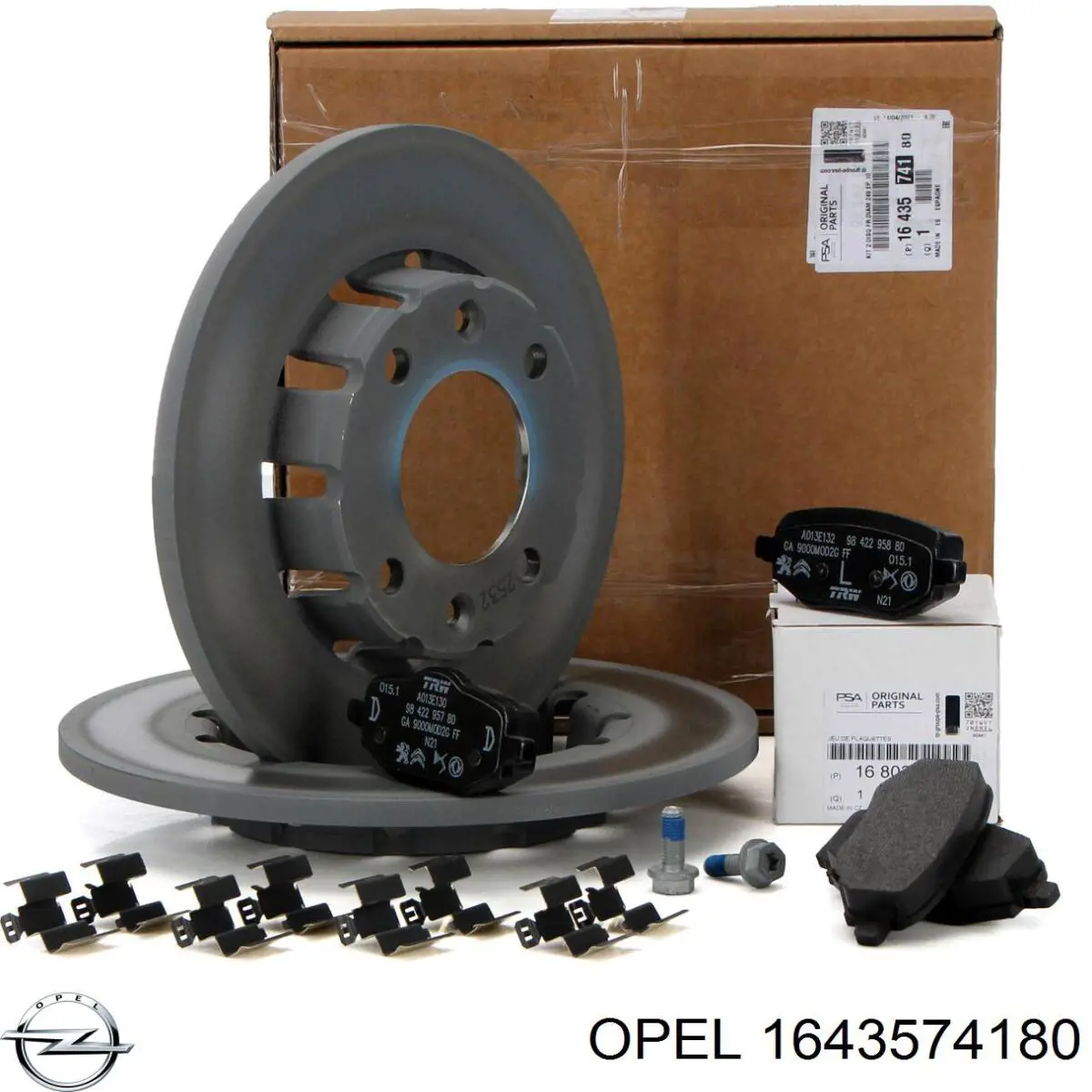 Задні дискові гальма Opel 1643574180 ціна, від 34.56 USD