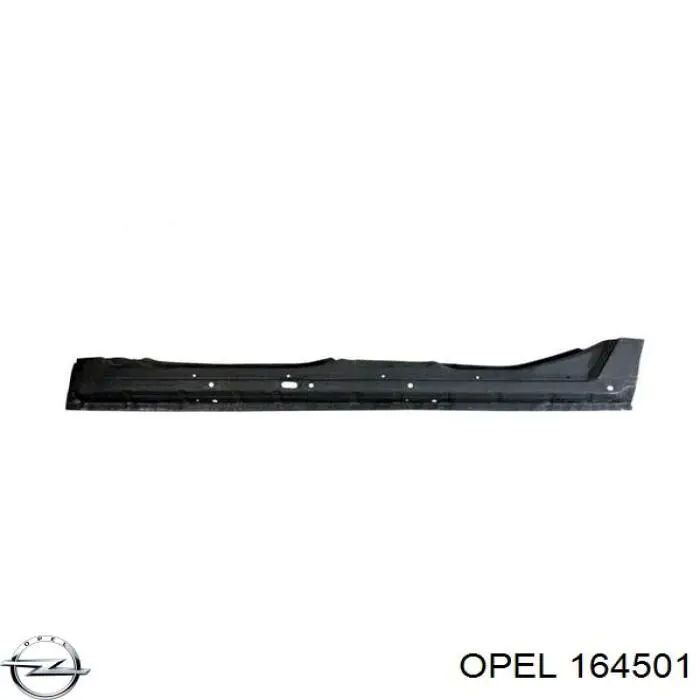 164501 Opel Поріг зовнішній правий