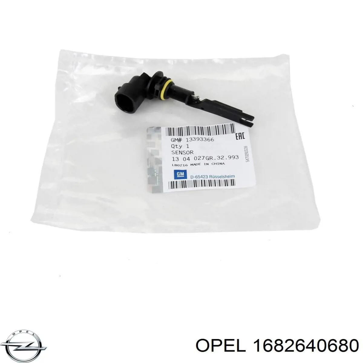 Датчик рівня охолоджуючої рідини в бачку Opel 1682640680