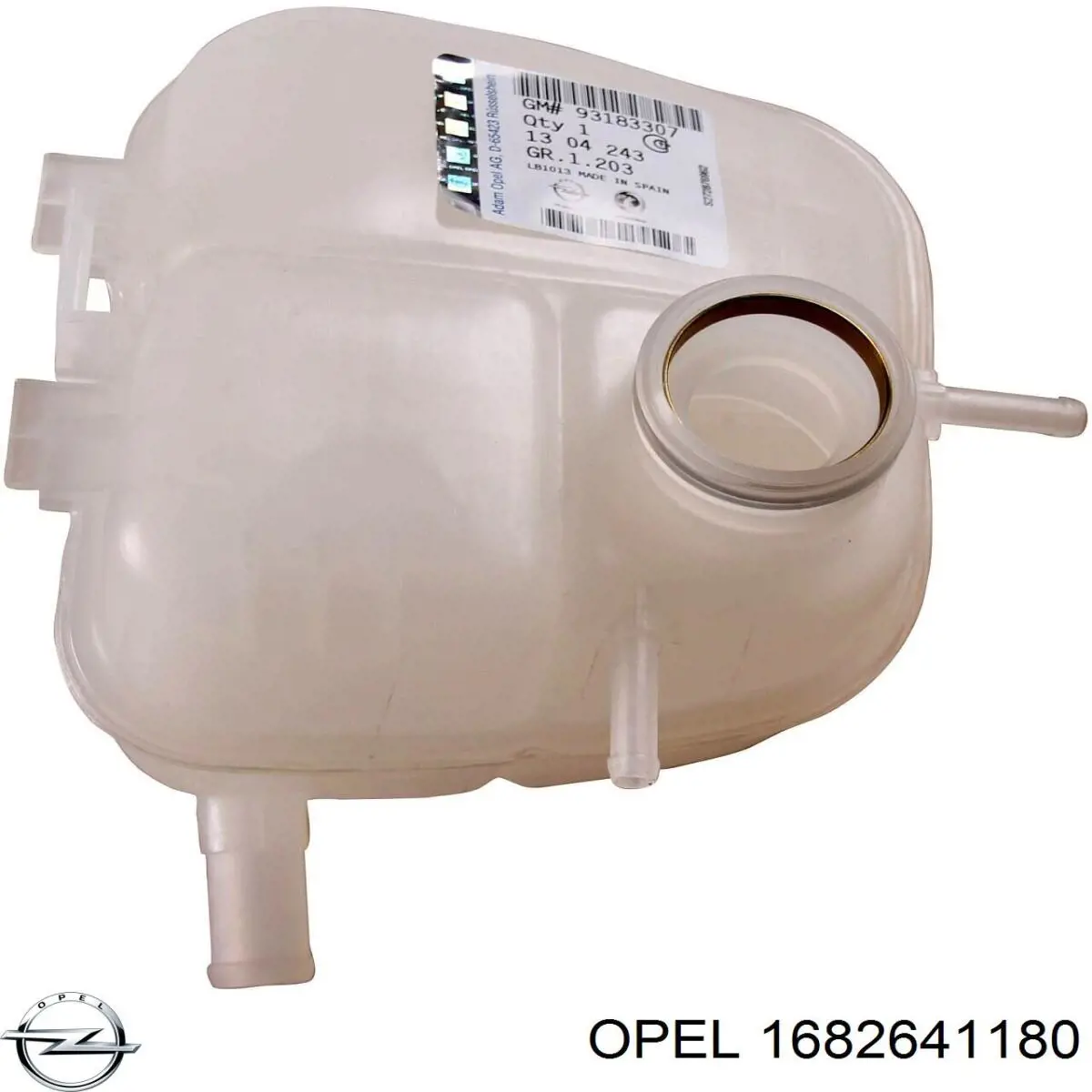 Бачок системи охолодження 1682641180 Opel