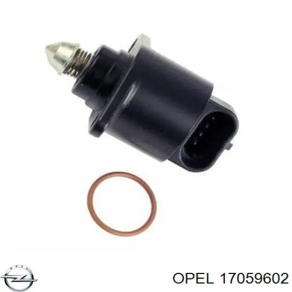 17059602 Opel клапан/регулятор холостого ходу