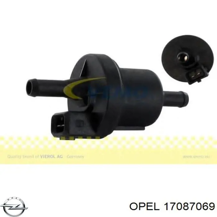Клапан вентиляції бензобака Opel 17087069 ціна, від 25.04 USD