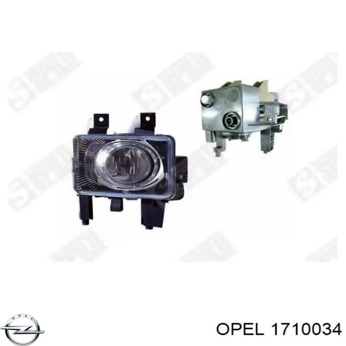 Фара задня, ліва Opel 1710034 ціна, від 43.93 USD