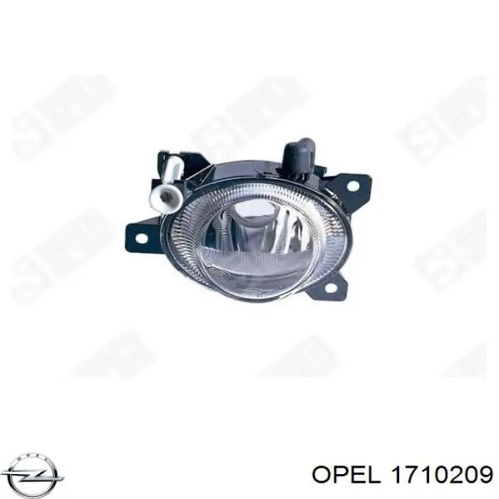1710209 Opel фара протитуманна, ліва